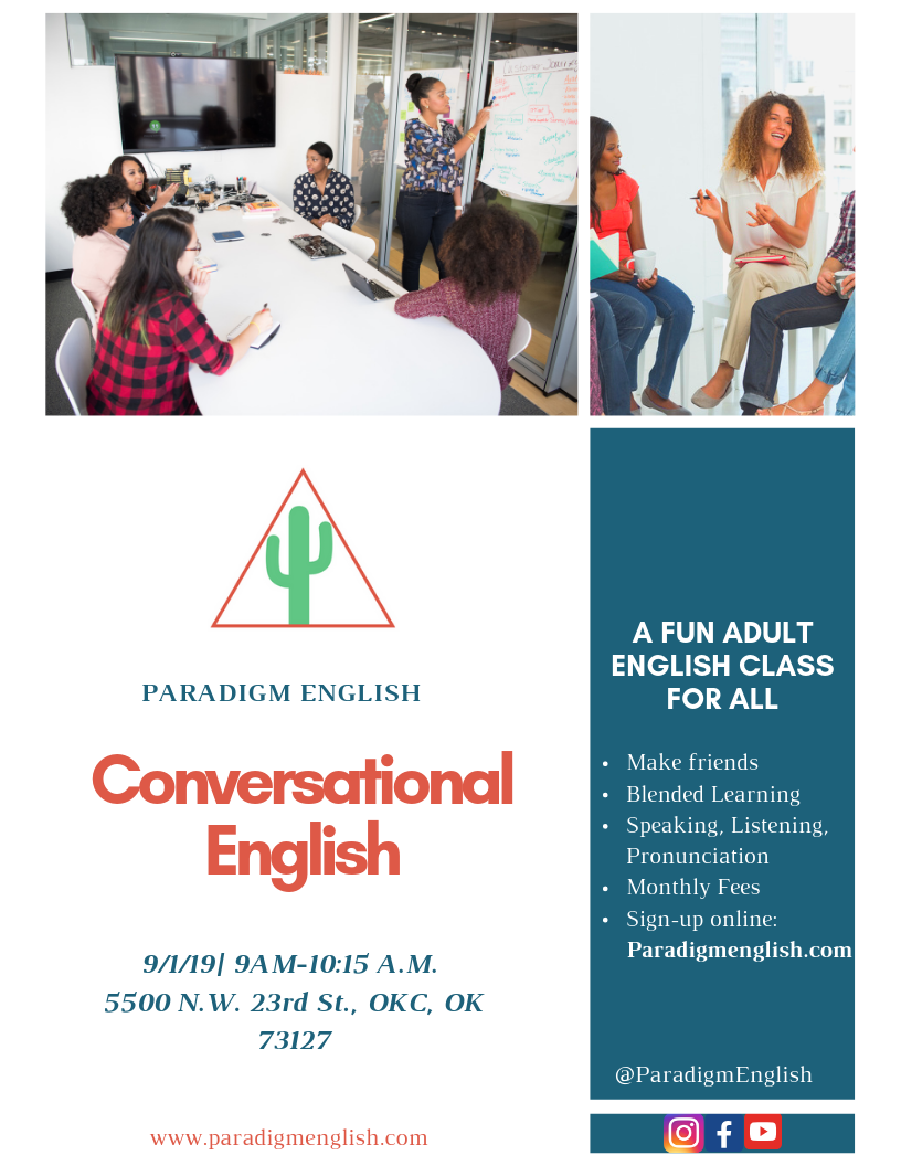 Conversational English for Adults in OKC
