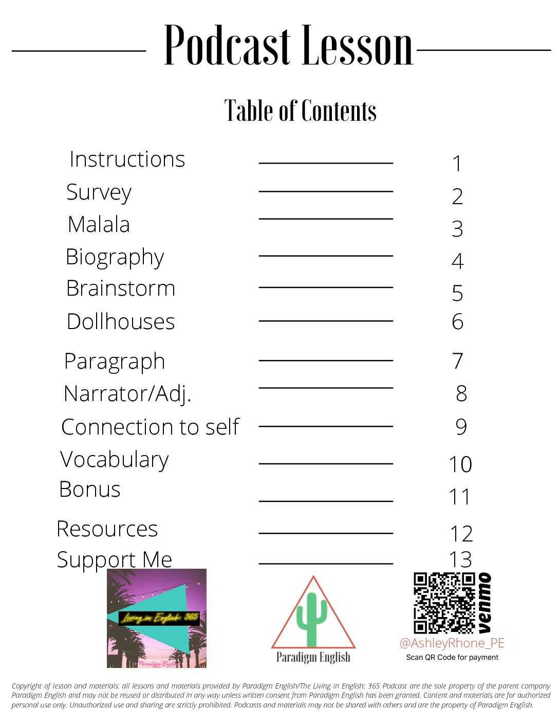 Podcast Lesson Guide Notes (dragged) Podcast Reading & Listening Lesson: The Doll's House - Image 4